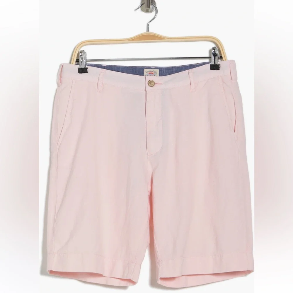 Faherty Malibu Linen & Cotton Chino Shorts